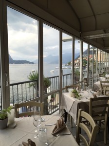Our dining room at Lake Como